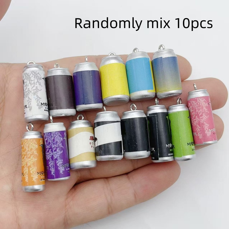 Resin Art Gift Ideas - 10Pcs Mini Simulation Beverage Can Resin