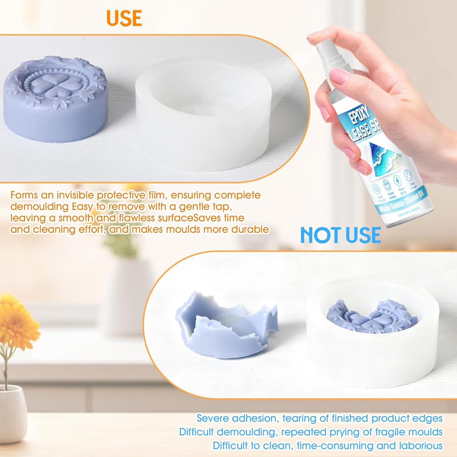 100ml Silicone Release Spray E - Resin Art Tools 评论和价格