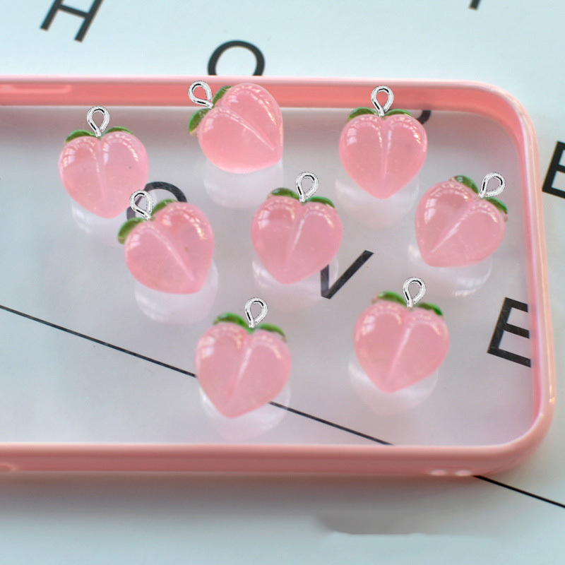 10Pcs New Transparent Peach Fl - Resin Art Gift Ideas 评论和价格