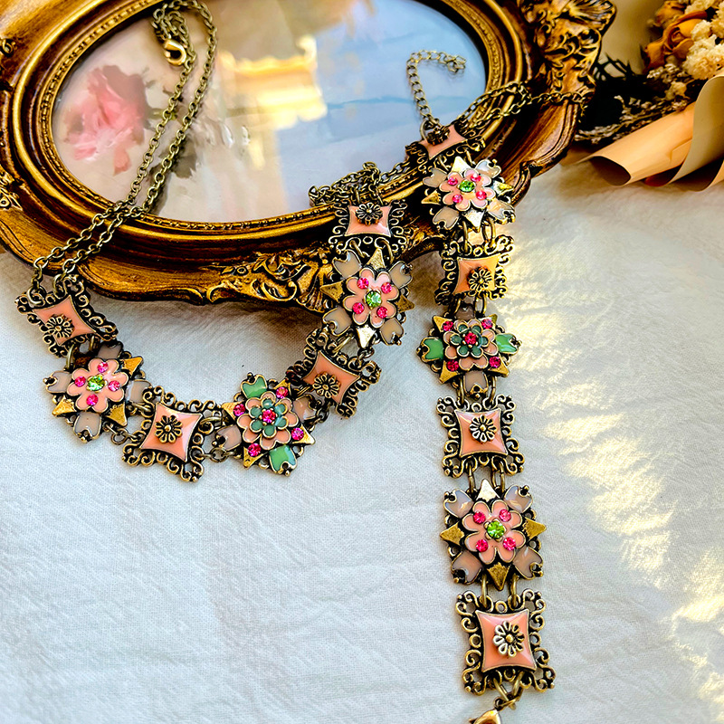 Retrofashion Necklace Bracelet - Resin Art Necklace 评论和价格