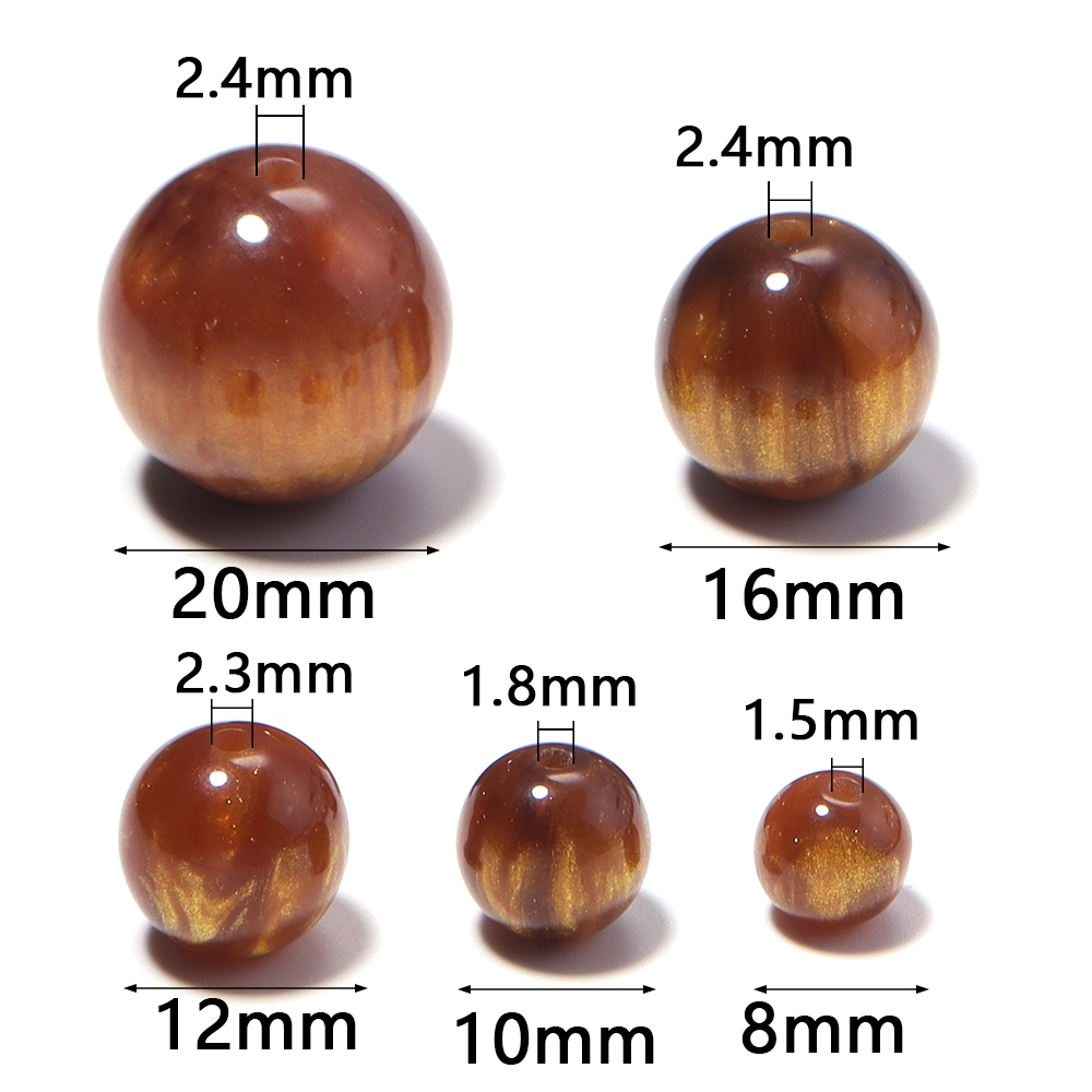 5-30pcs/lot 8-20mm Gilding Res - Resin Art Gift Ideas 评论和价格