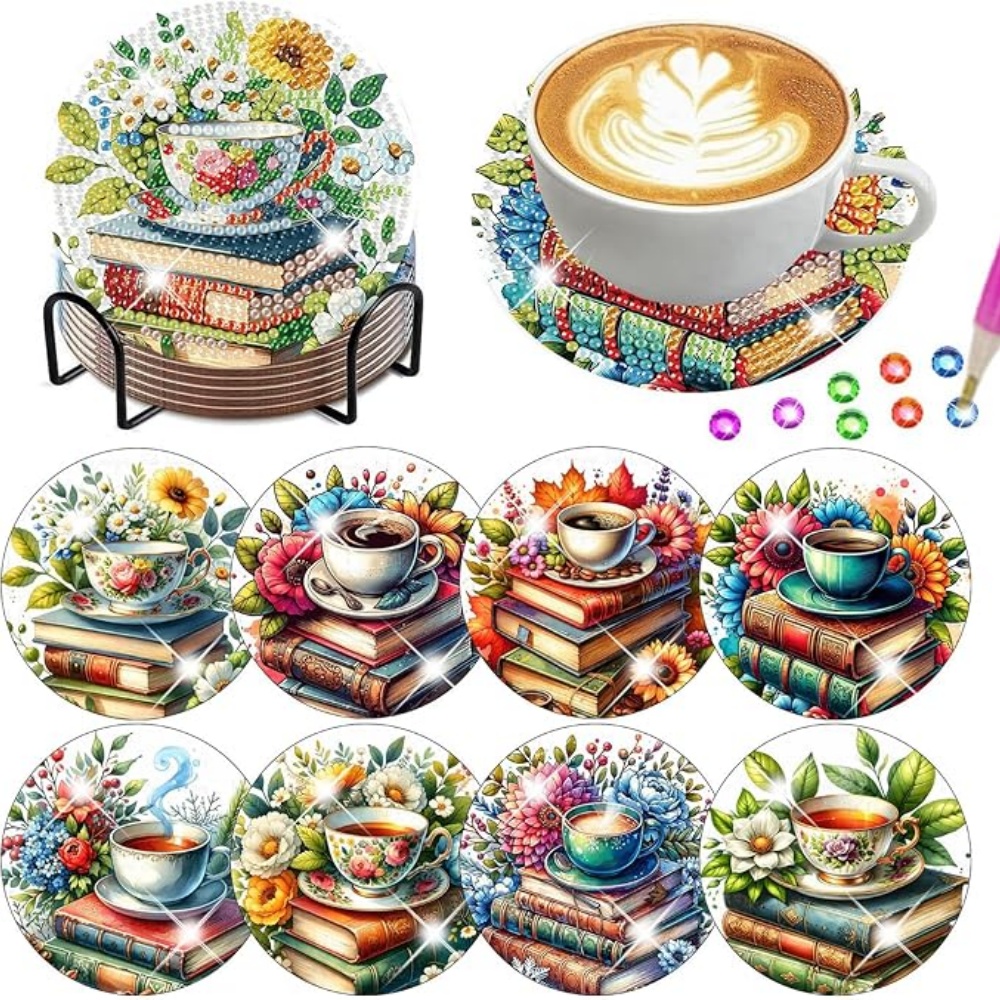 8PCS/DIY Diamond Art Painting  - Resin Art Book 评论和价格