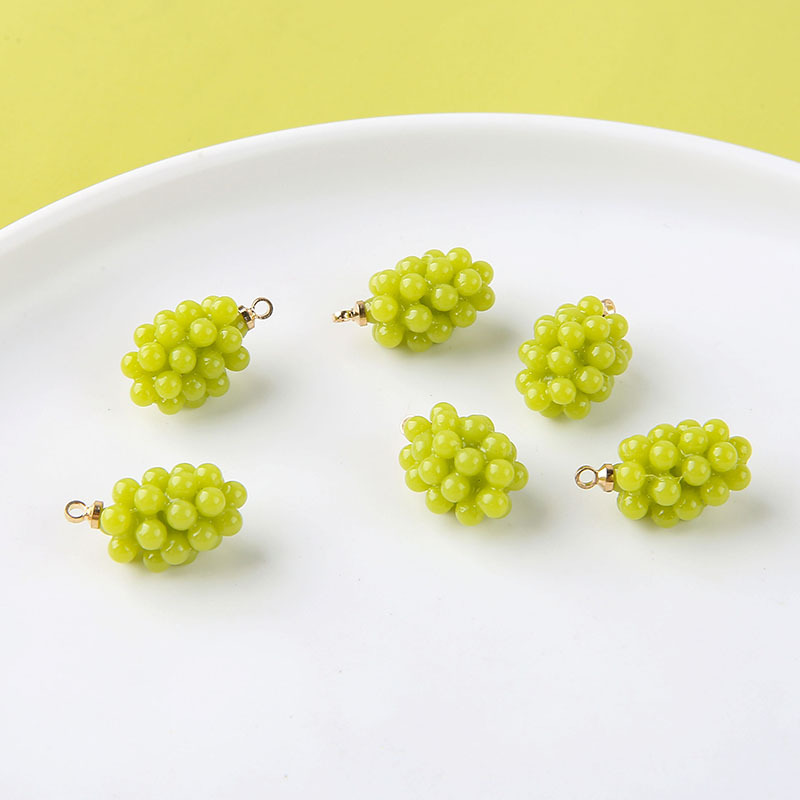 6pcs Cute Little Grapes Resin  - Resin Art Gift Ideas 评论和价格