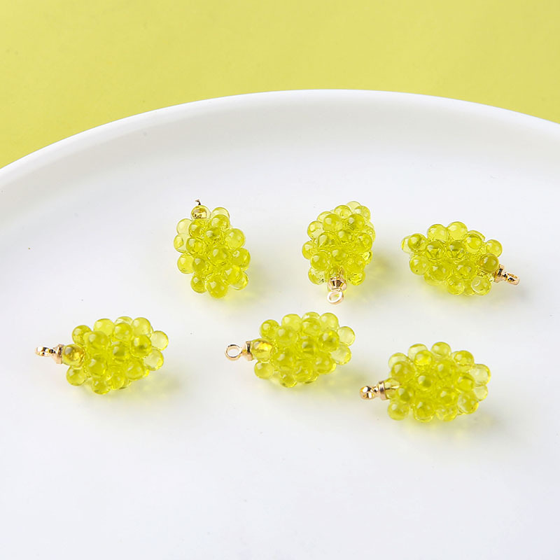 6pcs Cute Little Grapes Resin  - Resin Art Gift Ideas 评论和价格