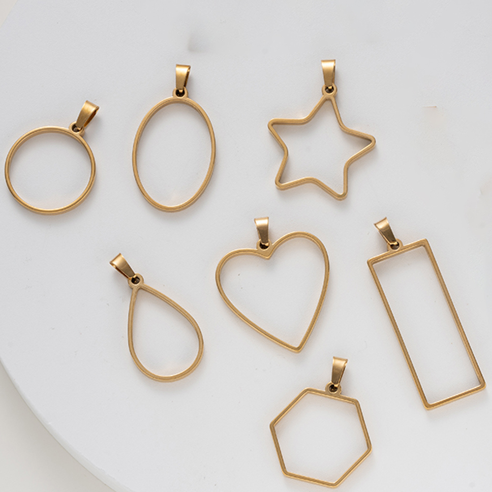5pcs Stainless Steel Open Back - Resin Art Gift Ideas 评论和价格