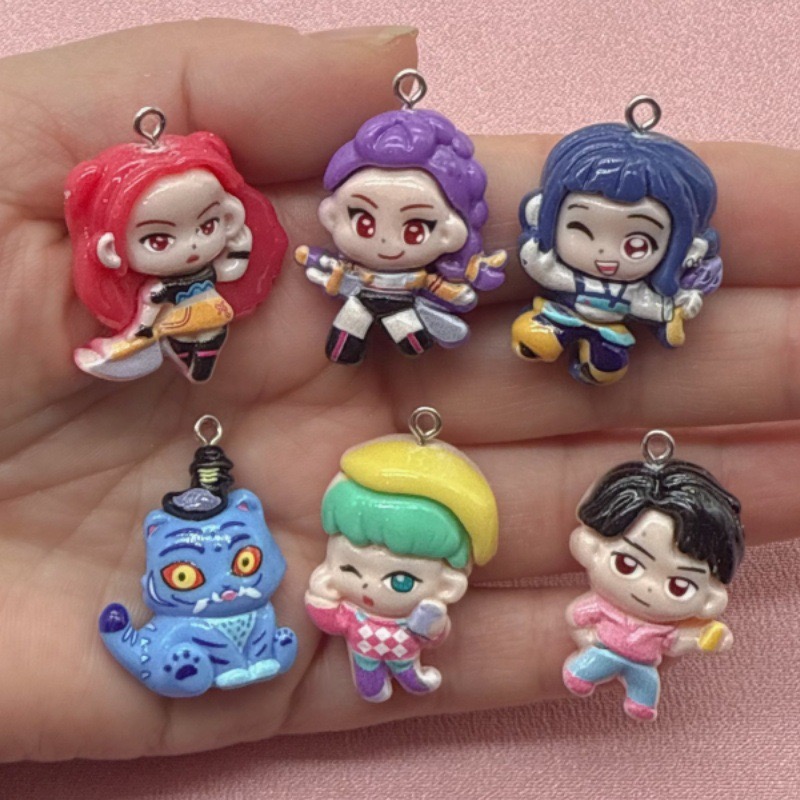 10pcs resin cartoon pendant, D - Resin Art Gift Ideas 评论和价格