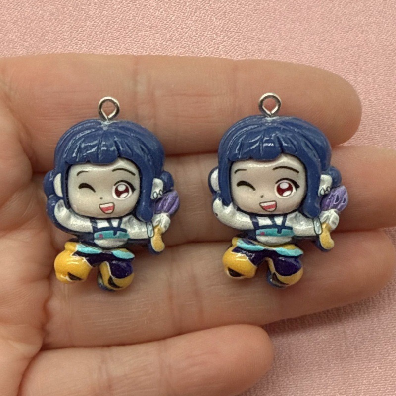 10pcs resin cartoon pendant, D - Resin Art Gift Ideas 评论和价格