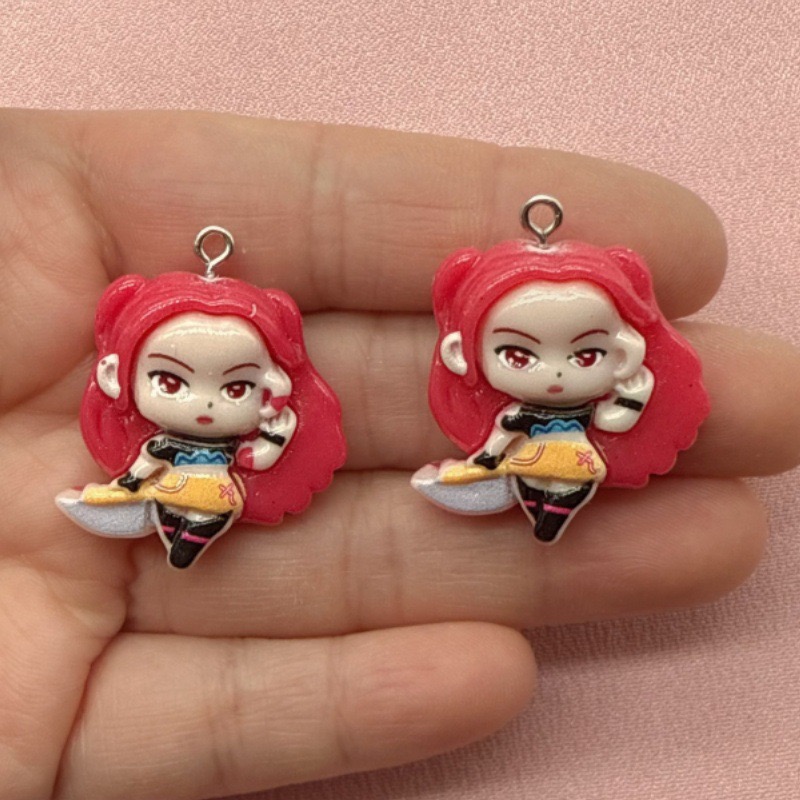 10pcs resin cartoon pendant, D - Resin Art Gift Ideas 评论和价格