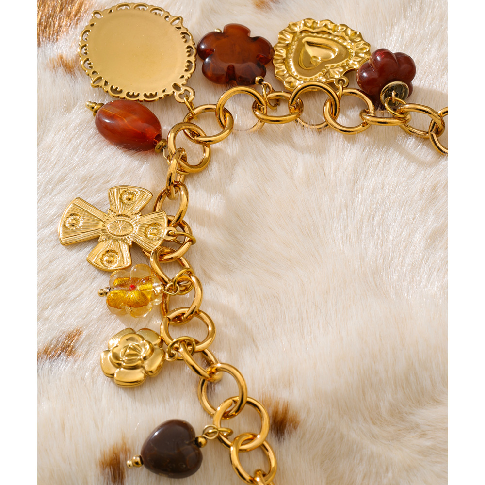 Yhpup Exclusive Design Handmad - Resin Art Necklace 评论和价格