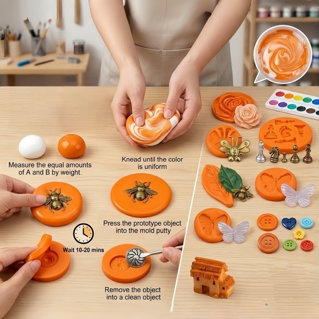 Silicone Putty DIY Crafting Se - Resin Art Tools 评论和价格