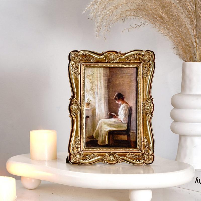 62KD Retro Picture Frame,Decor - Resin Art Gallery 评论和价格
