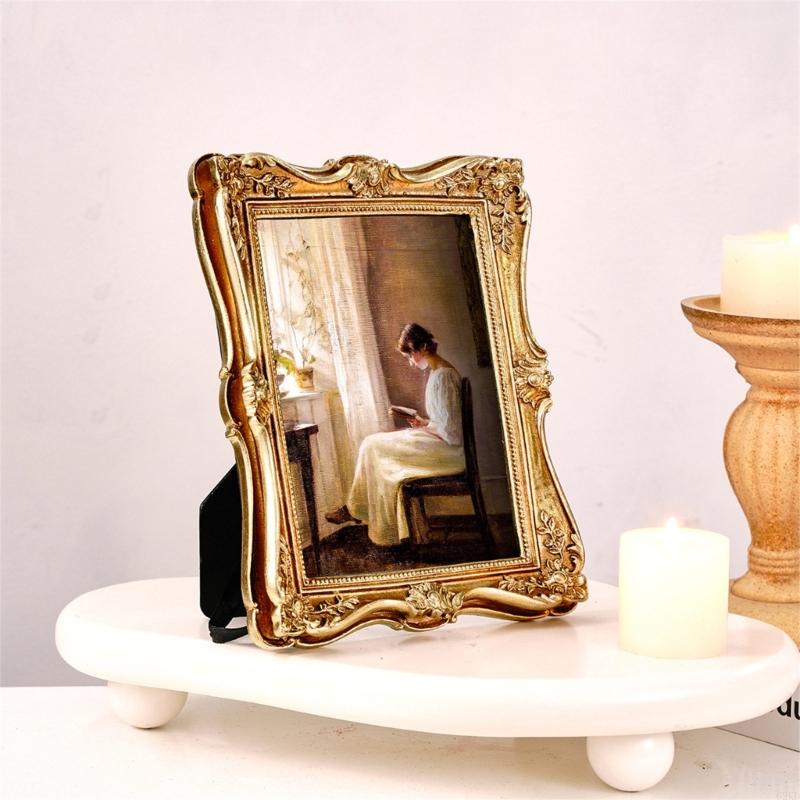 62KD Retro Picture Frame,Decor - Resin Art Gallery 评论和价格