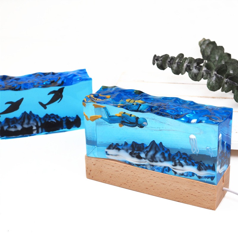 DIY Resin Craft Light Underwat - Resin Art Light 评论和价格