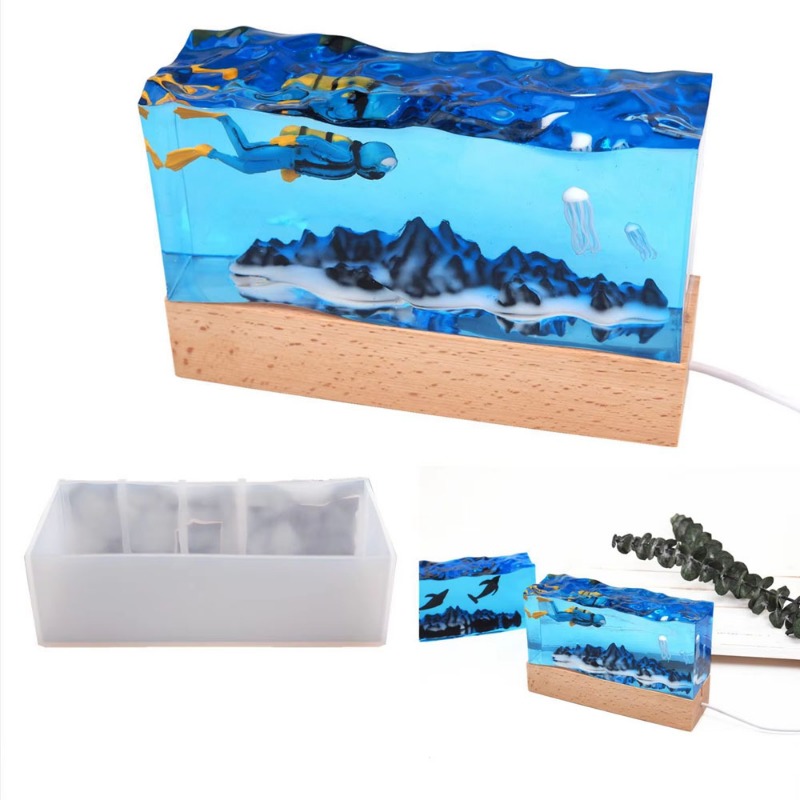 DIY Resin Craft Light Underwat - Resin Art Light 评论和价格