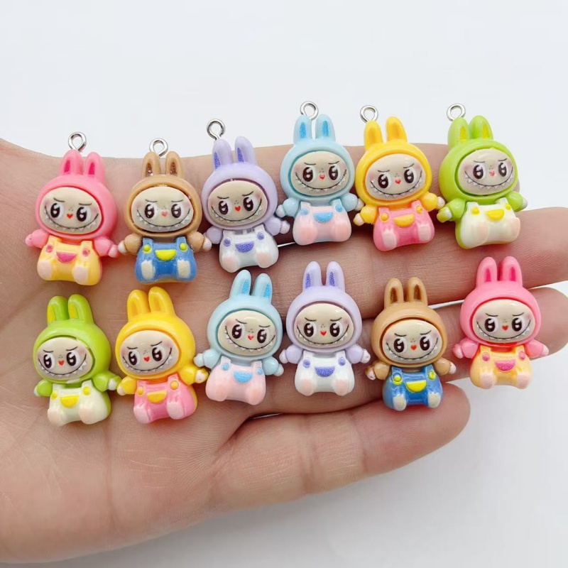 10Pcs Kawaii Rabbit Strawberry - Resin Art Gift Ideas 评论和价格