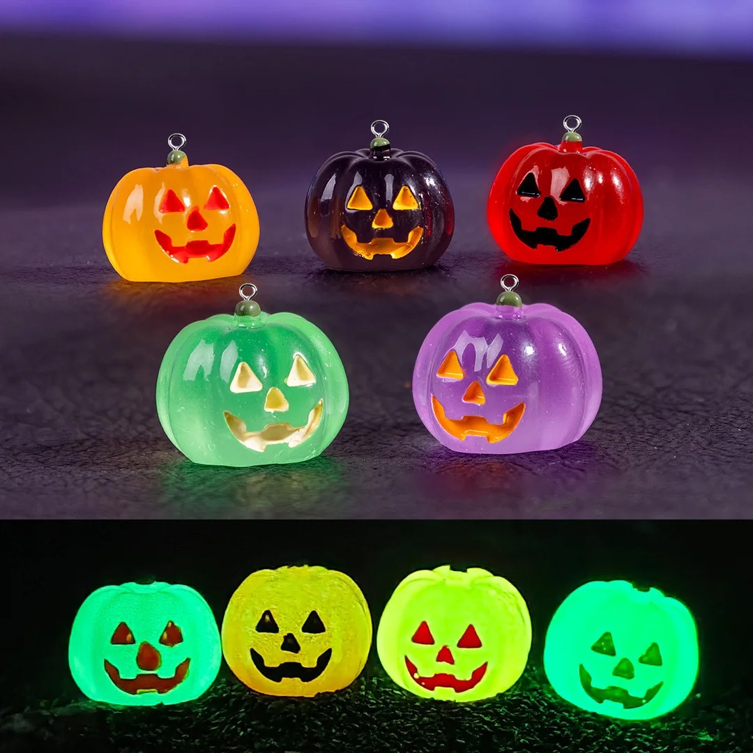 5Pcs Kawaii Luminous Pumpkin R - Resin Art Light 评论和价格