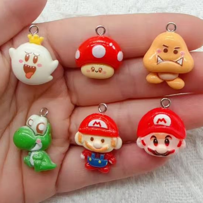 10pcs resin cartoon pendant, D - Resin Art Gift Ideas 评论和价格