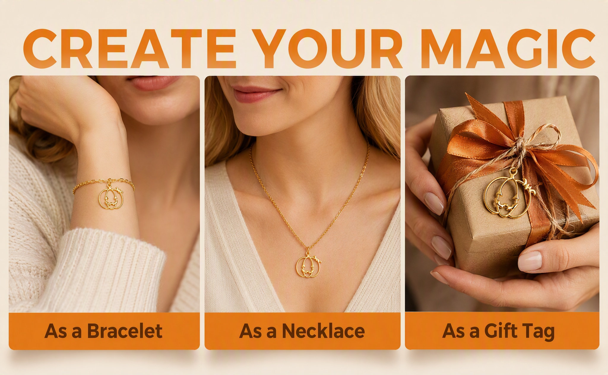 20Pcs Premium Pumpkin Shape Re - Resin Art Necklace 评论和价格