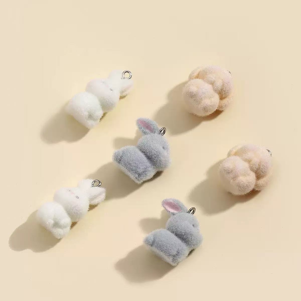 10pcs Flocking Little Rabbit R - Resin Art Gift Ideas 评论和价格