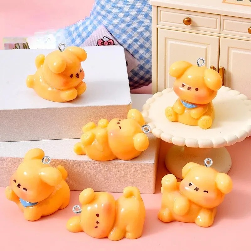 10Pcs Cute Cartoon Dog Acrylic - Resin Art Gift Ideas 评论和价格