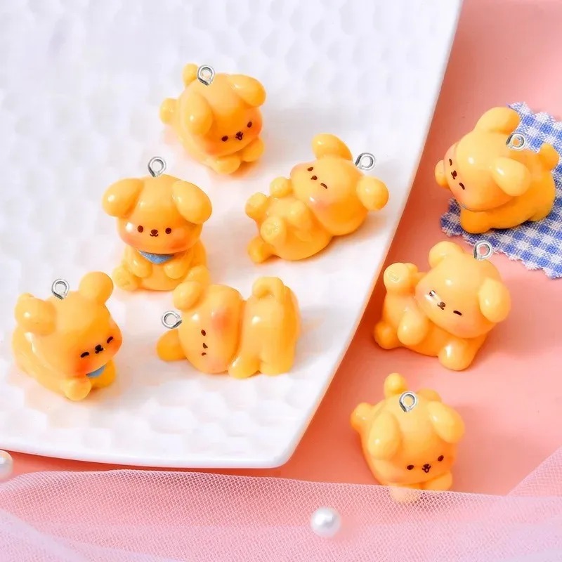 10Pcs Cute Cartoon Dog Acrylic - Resin Art Gift Ideas 评论和价格