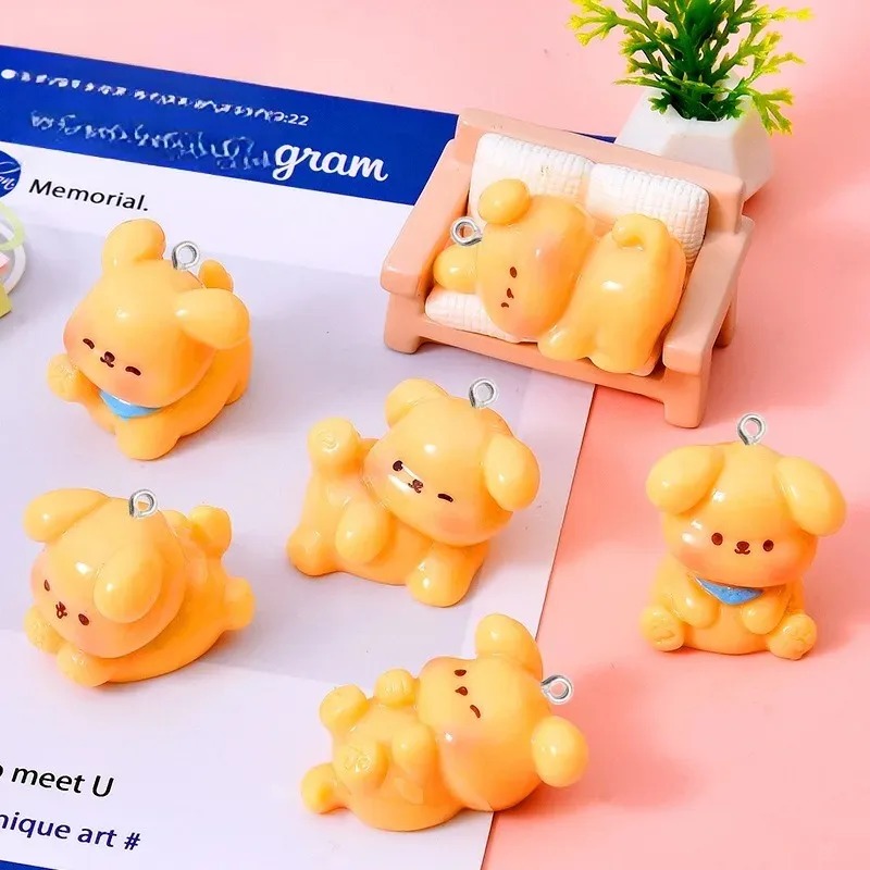10Pcs Cute Cartoon Dog Acrylic - Resin Art Gift Ideas 评论和价格