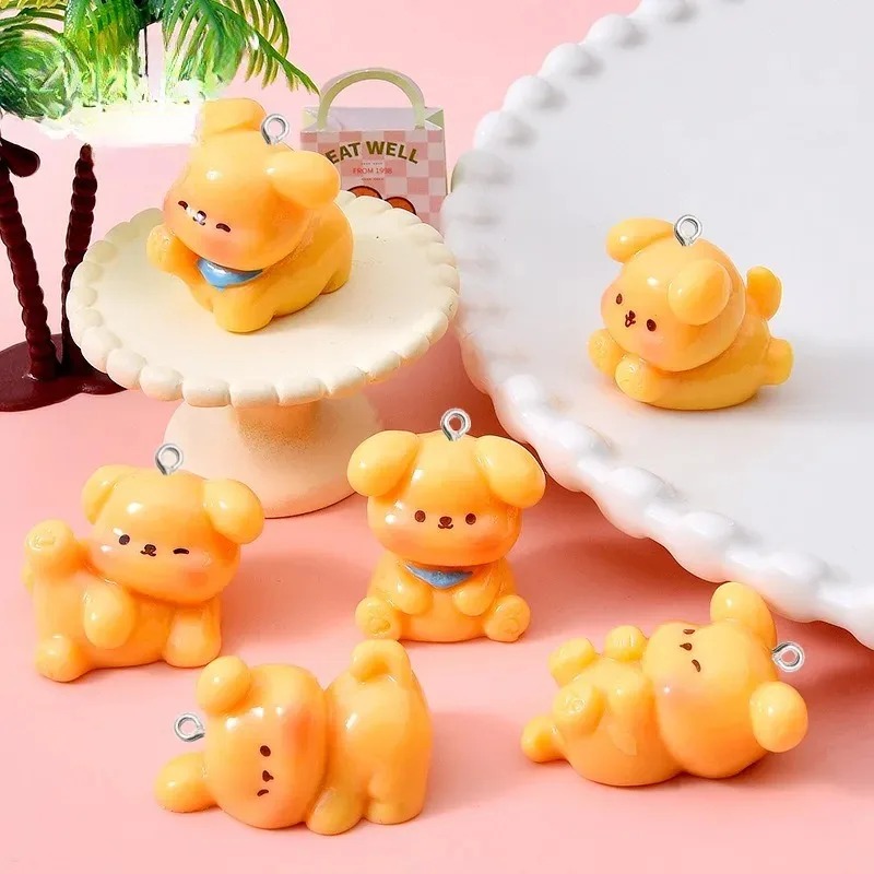 10Pcs Cute Cartoon Dog Acrylic - Resin Art Gift Ideas 评论和价格