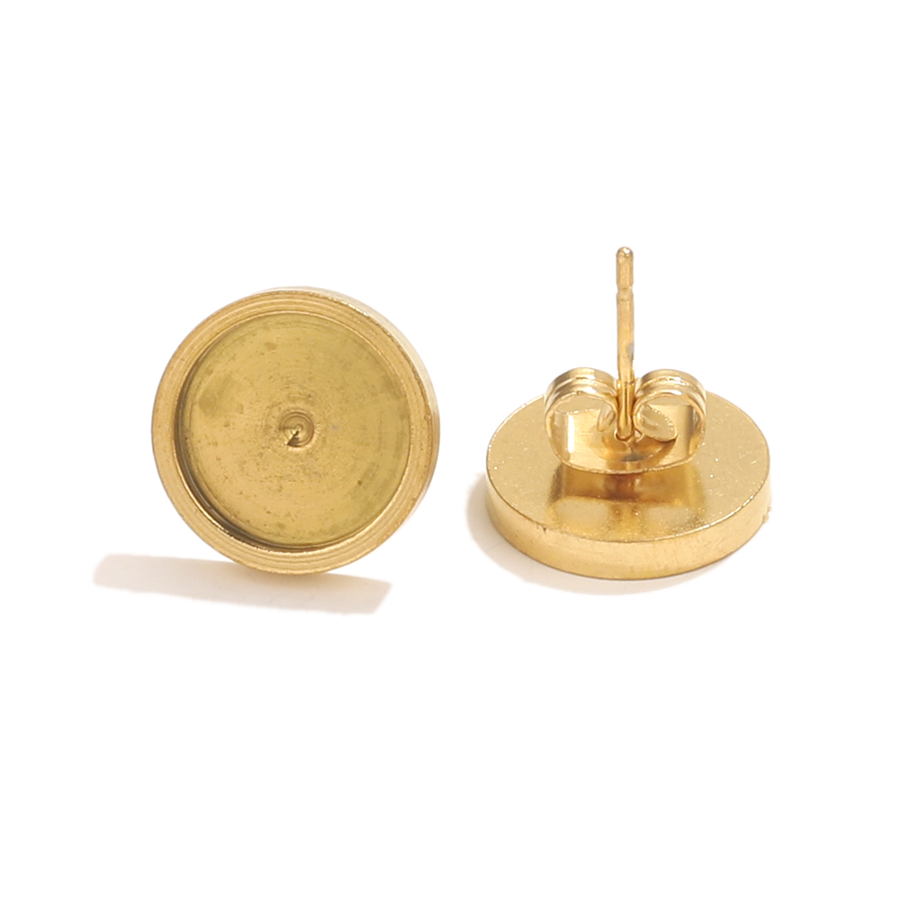 10pcs Stainless Steel Gold Ear - Resin Art Gift Ideas 评论和价格