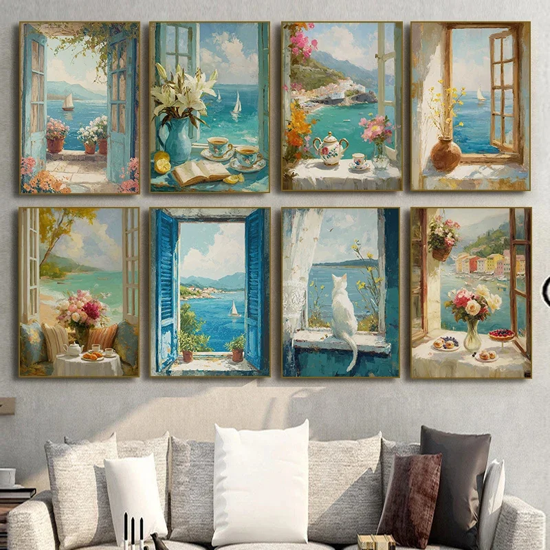 Seaside Window View White Cat  - Resin Art Book 评论和价格